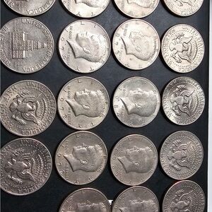 Silver Half Dollar Coins Collection